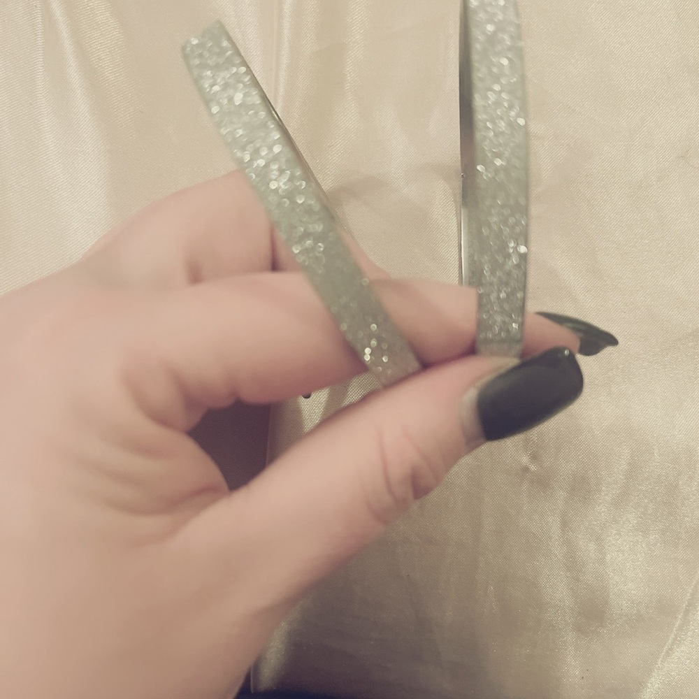 Plus Size Sparkly Bangles & Magnetic Bracelet - image 4